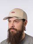 Бейсболка LEVIS арт. D7723-0025 Housemark Flexfit Cap (regular khaki)
